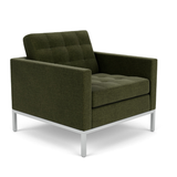 Florence Knoll Lounge Chair, Chrome Frame