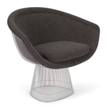 Platner Lounge Chair, Polished Nickel Frame