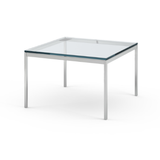 Florence Knoll Square Coffee Table, Chrome Legs