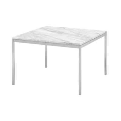 Florence Knoll Square Coffee Table, Chrome Legs