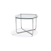 MR Table, Clear Glass Top