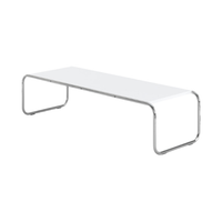 Laccio Coffee Table, Chrome Frame