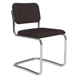 Cesca Armless Chair, Chrome Frame