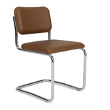 Cesca Armless Chair, Chrome Frame