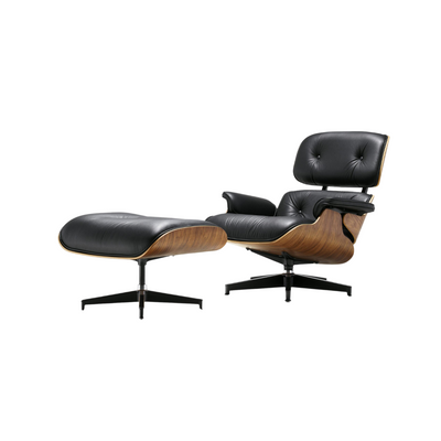 Eames Lounge Chair and Ottoman, Walnut